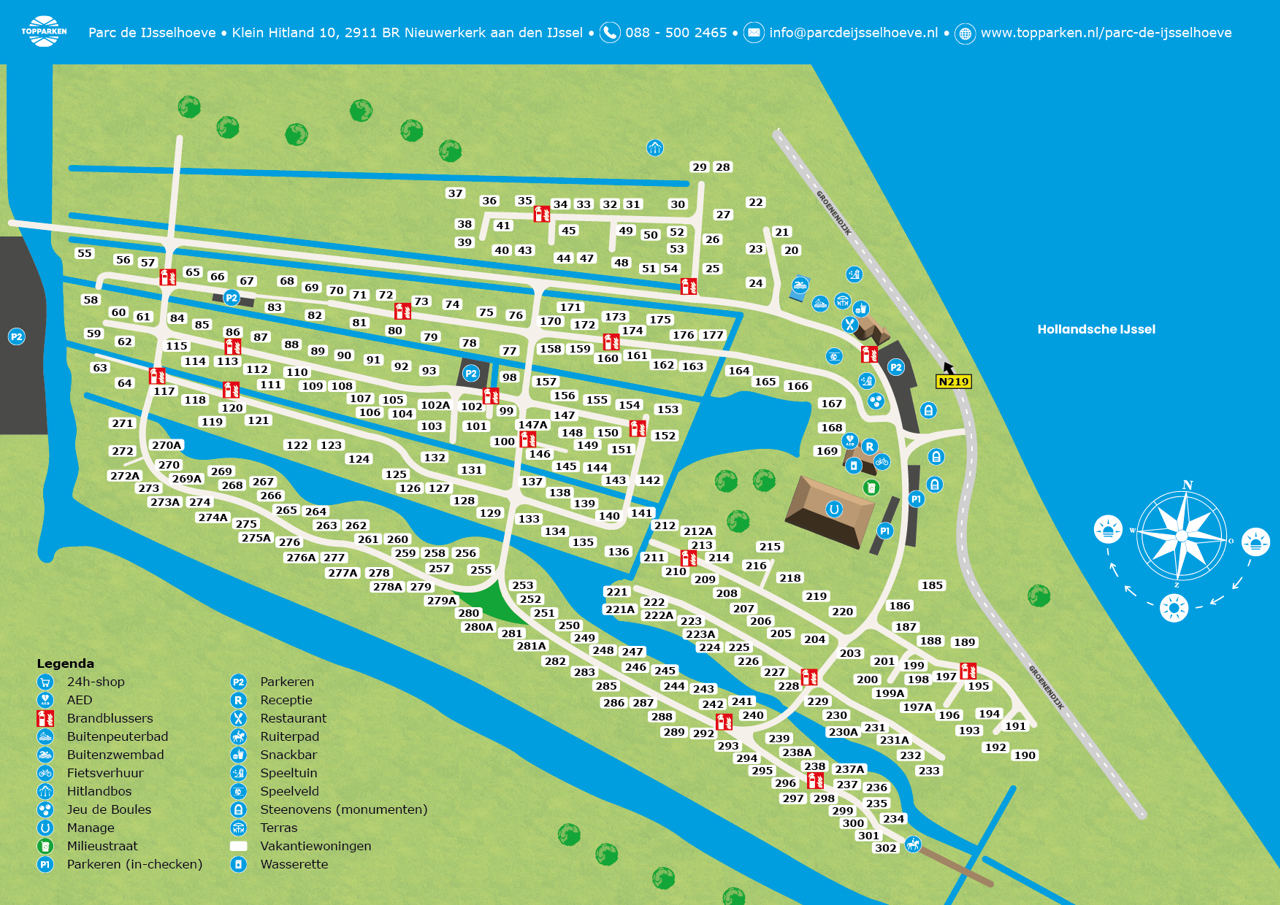 Map of Parc de IJsselhoeve