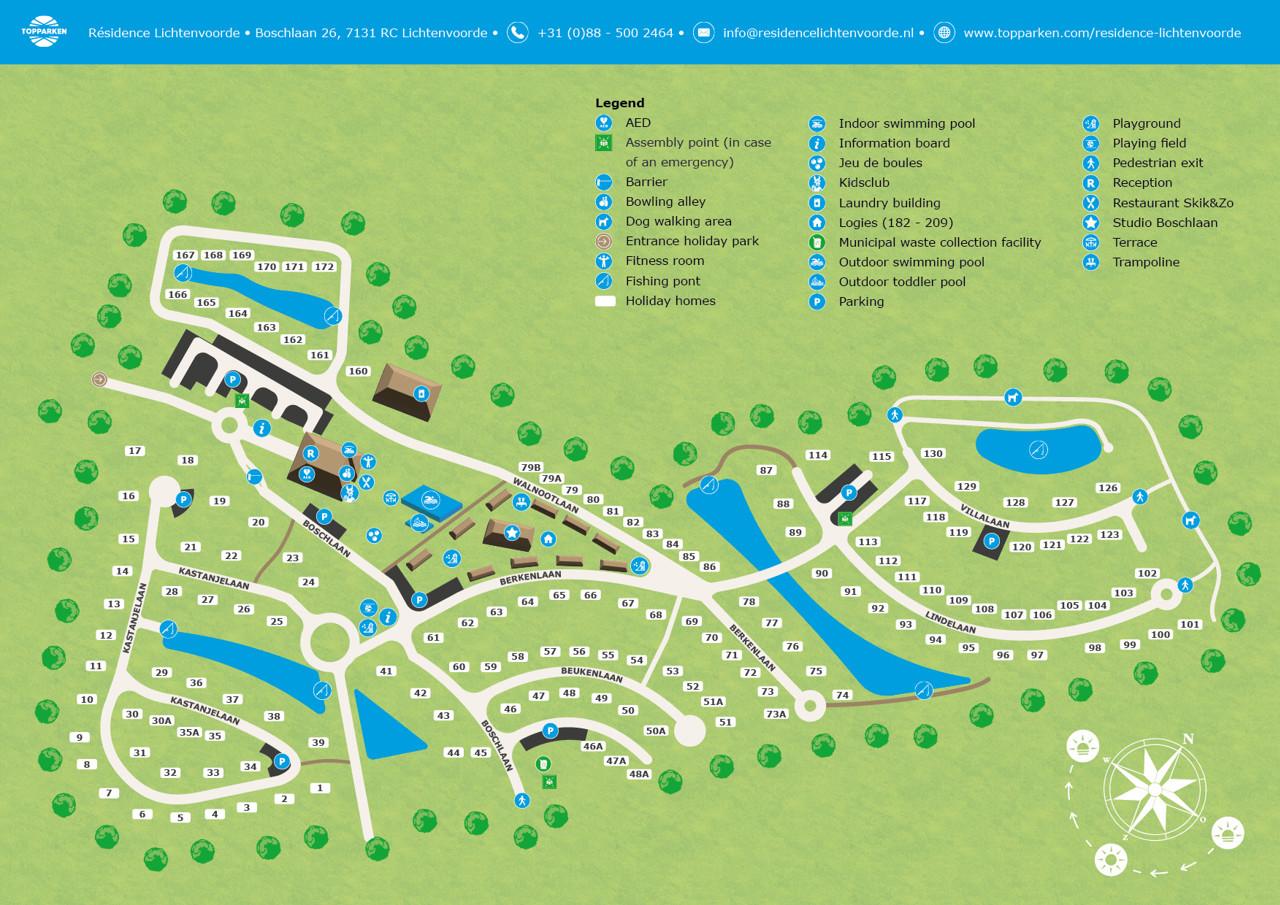 Park map of Recreatiepak het Esmeer